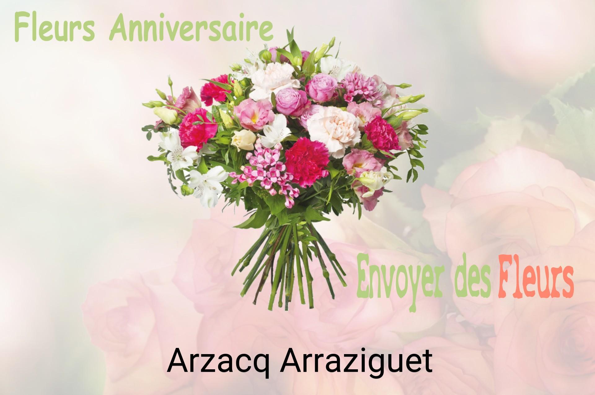 Bouquet de fleurs d’anniversaire livré à Arzacq-Arraziguet