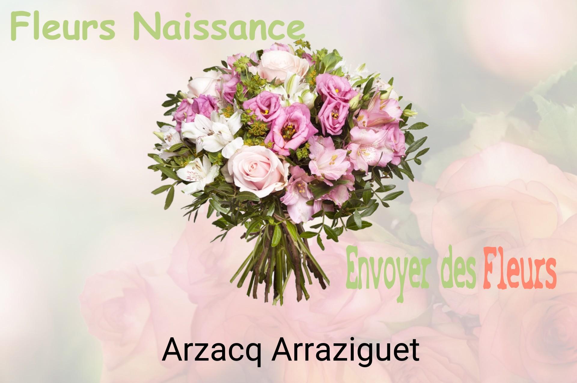 Bouquet de fleurs de naissance livré à Arzacq-Arraziguet